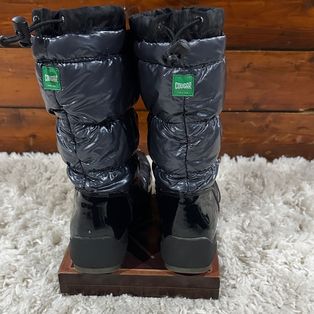COUGAR 90’s Retro Women’s/ Girls Minty 6 Black/ Gunmetal Winter Boots Sz 4 - Picture 3 of 8